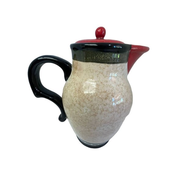 Pitcher Tea Pots Fly Me to The Moon Sheep Bee 7.5" Ceramic Collectible Creamer - Picture 8 of 10